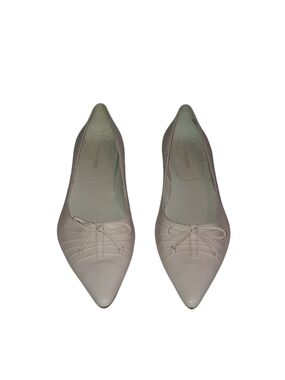 Nine West Pale Pink Pointed-Toe Bow With Small Heel
